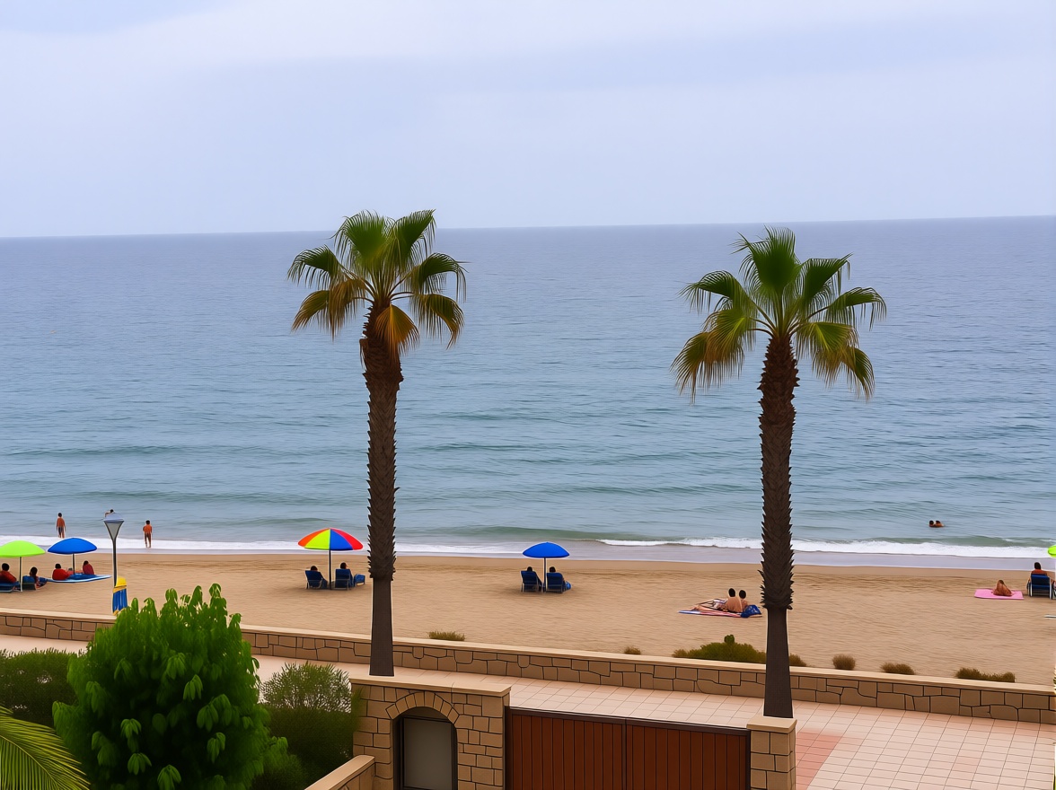 Chalet en venta con acceso directo a la playa en Miami Playa Mont-Roig del Camp — Vista mar