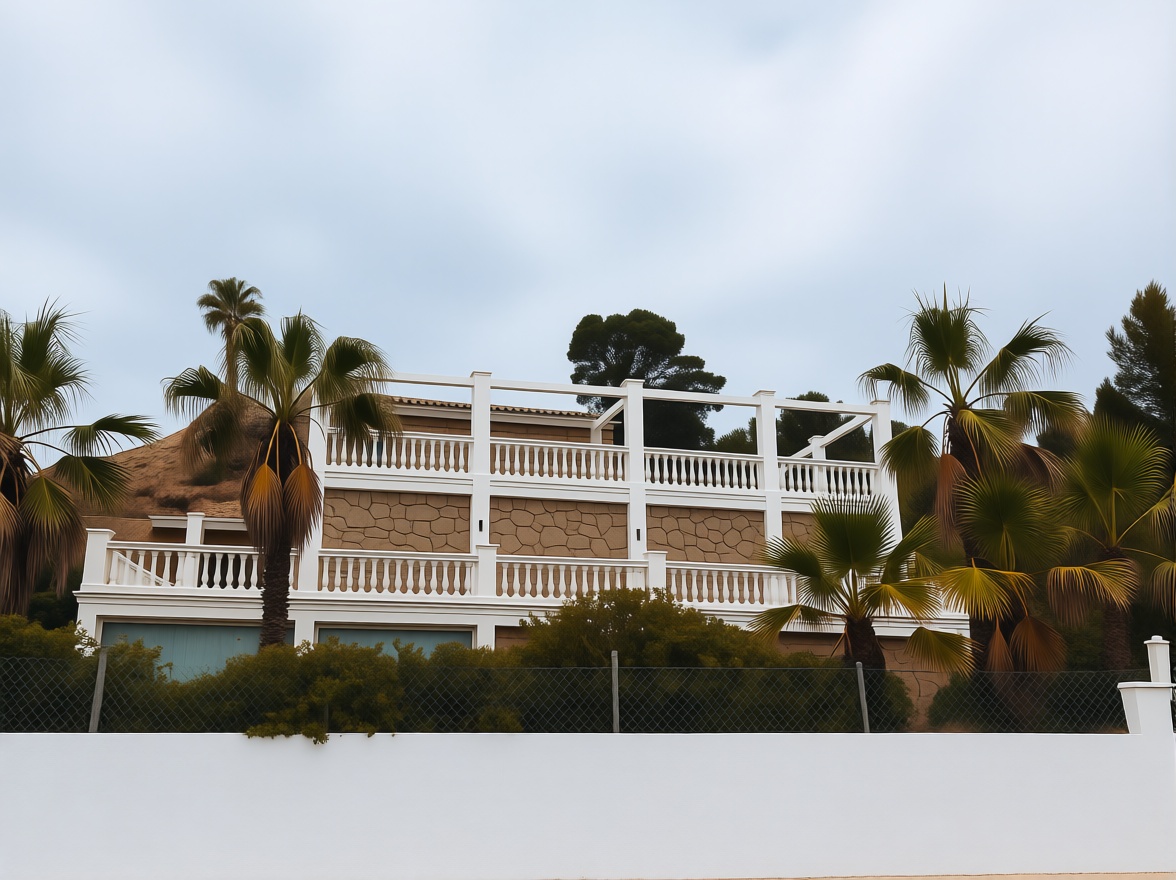 Chalet en venta con acceso directo a la playa en Miami Playa Mont-Roig del Camp — Terraza mar