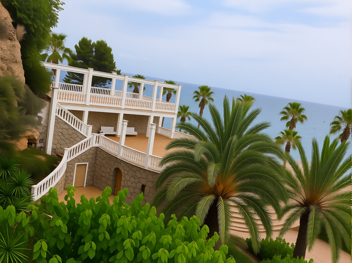 Chalet en venta con acceso directo a la playa en Miami Playa Mont-Roig del Camp — Vista mar
