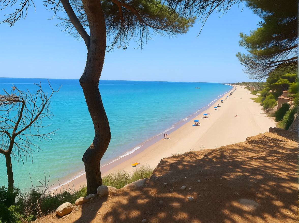 Flat for sale frontline beach in Mont-roig del Camp Miami Playa — Sea view