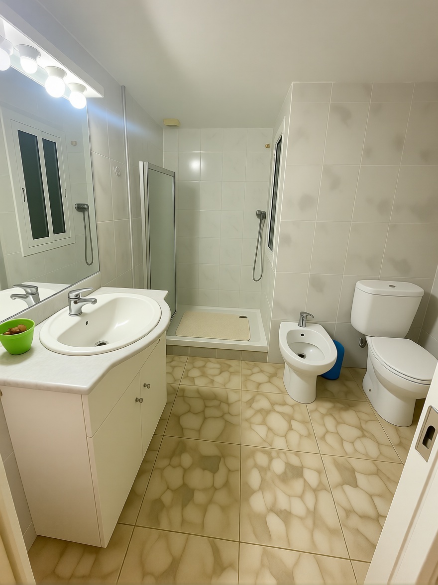 Flat for sale frontline beach in Mont-roig del Camp Miami Playa — Bathroom
