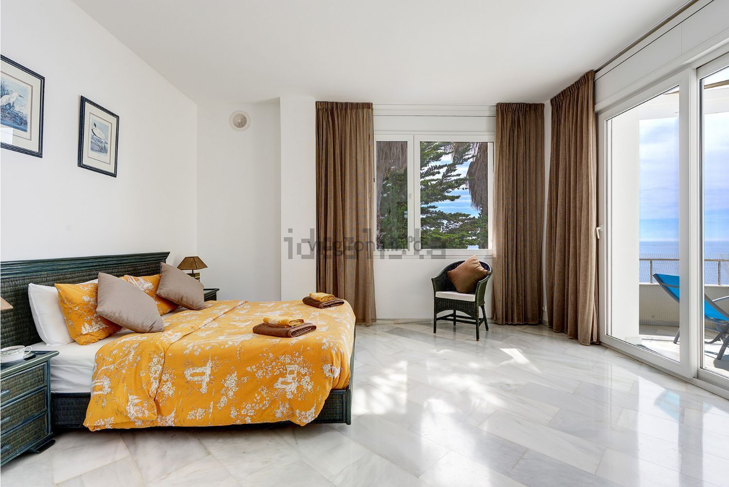Chalet con acceso directo a playa en Lloret de Mar — Dormitorio