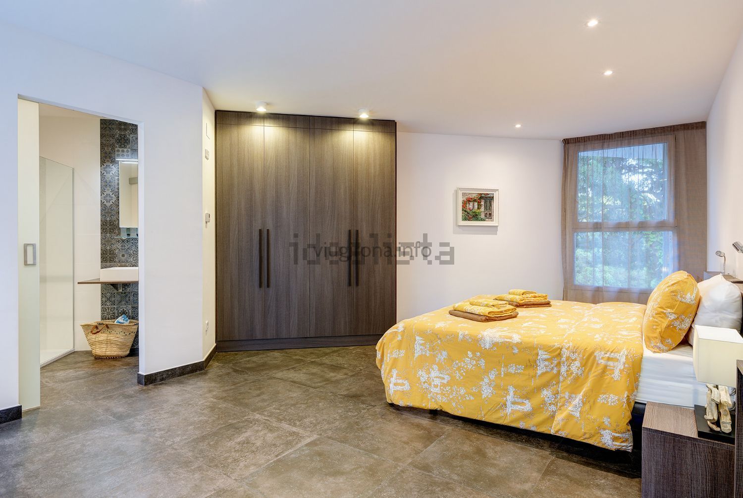 Chalet con acceso directo a playa en Lloret de Mar — Dormitorio
