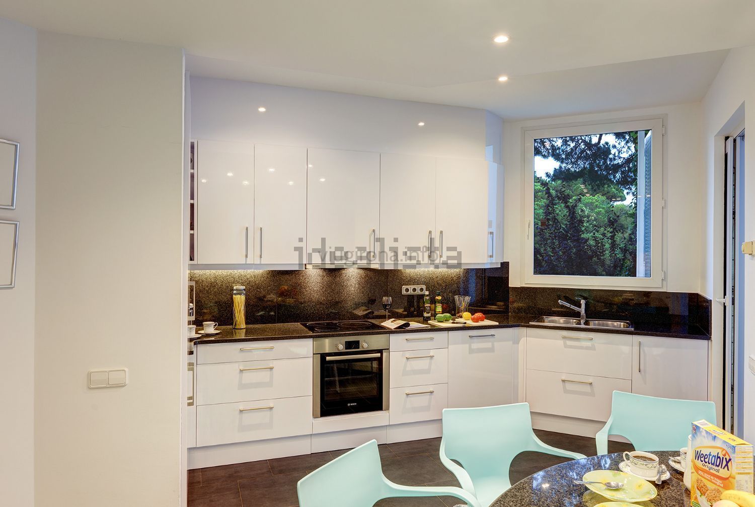 Chalet con acceso directo a playa en Lloret de Mar — Cocina