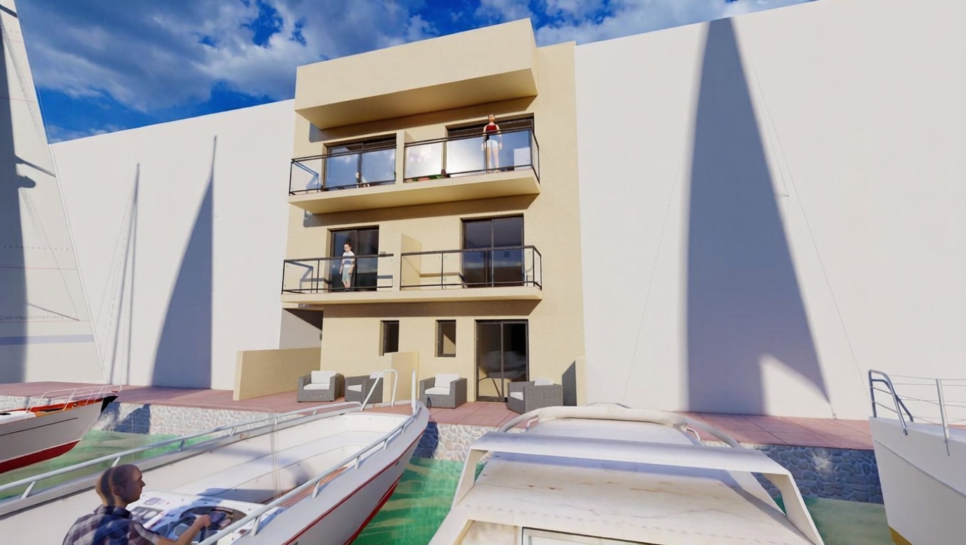 Appartement à vendre pieds dans l'eau à Empuriabrava — Façade