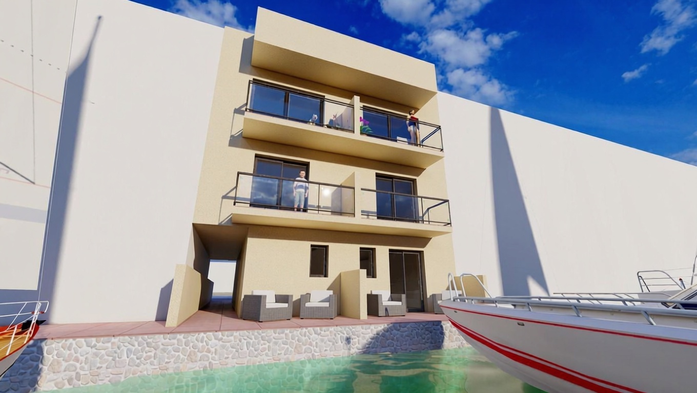 Appartement à vendre pieds dans l'eau à Empuriabrava — Façade