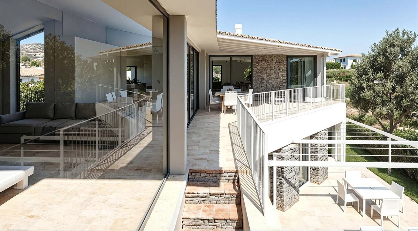 Chalet en venta con acceso directo a la playa en Alt Empordà, Girona — Terraza
