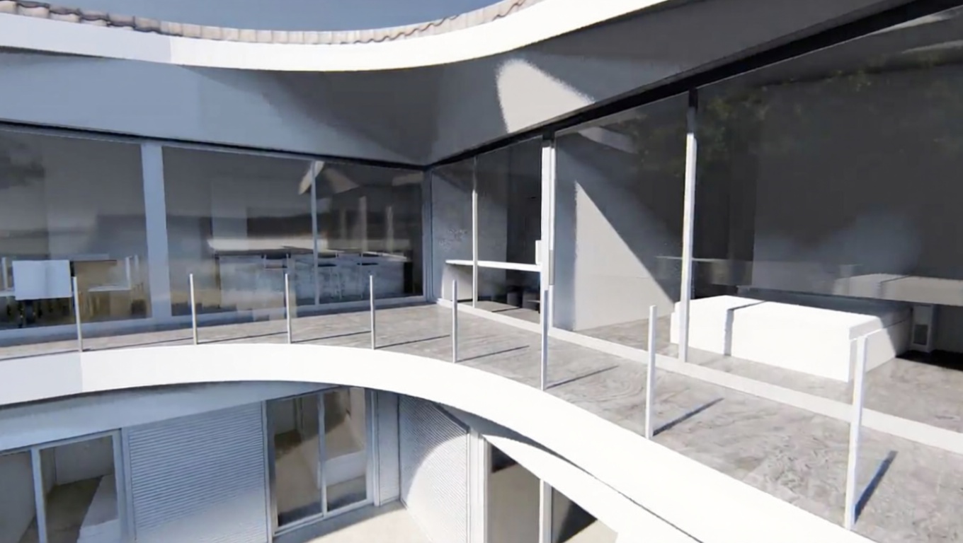Chalet en venta con acceso directo a la playa en Cadaqués — Aérea