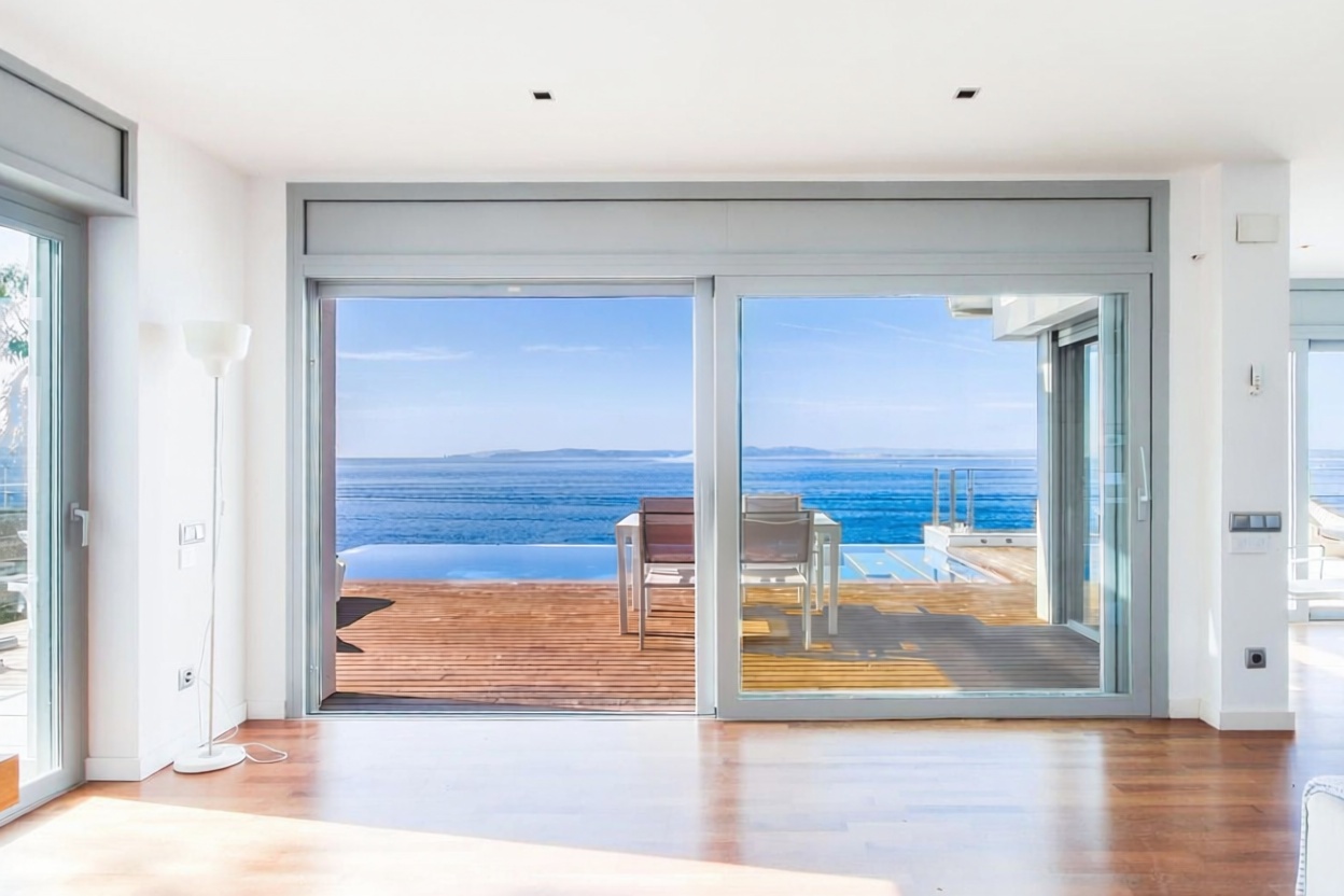 Chalet for sale with direct beach access in Roses — Living room