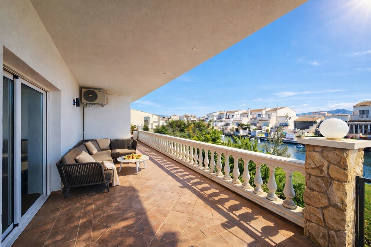 Chalet zum Verkauf mit direktem Strandzugang in Empuriabrava