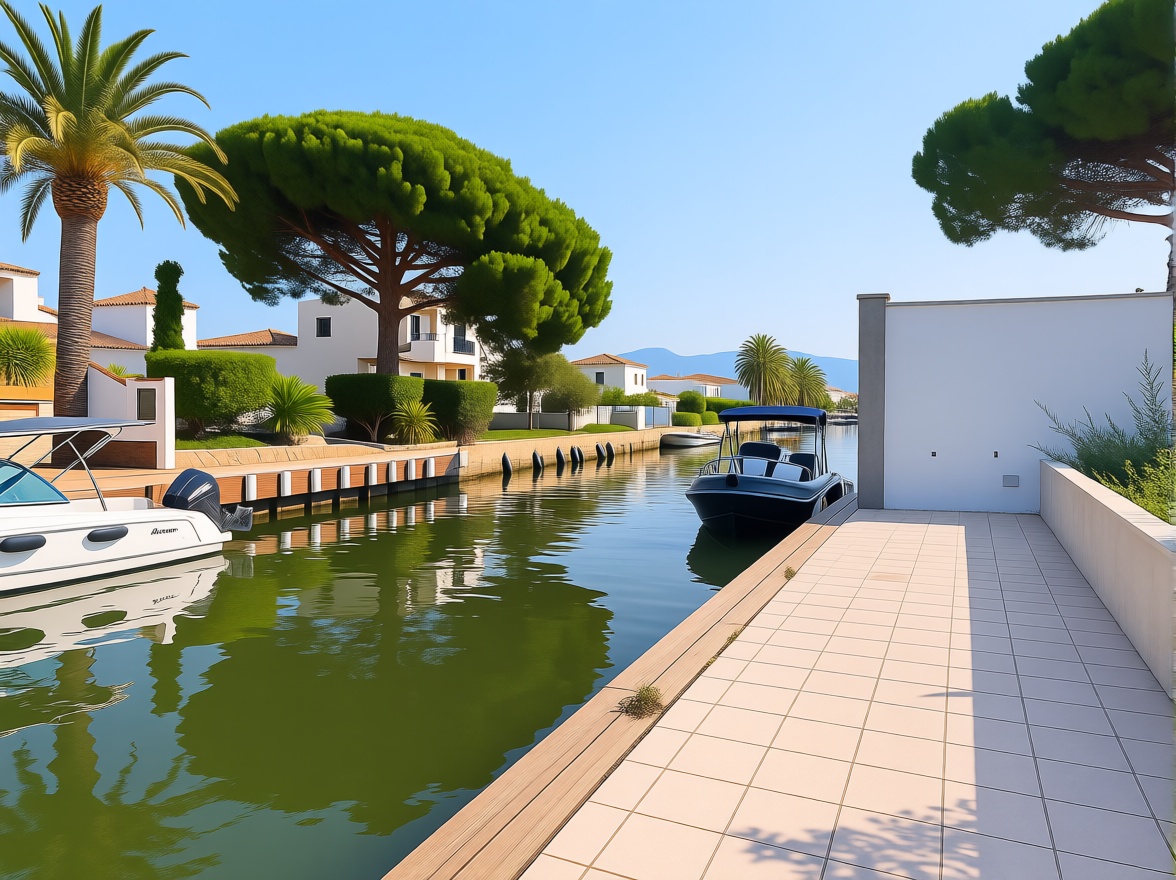 Chalet zum Verkauf mit direktem Strandzugang in Empuriabrava — Meerblick
