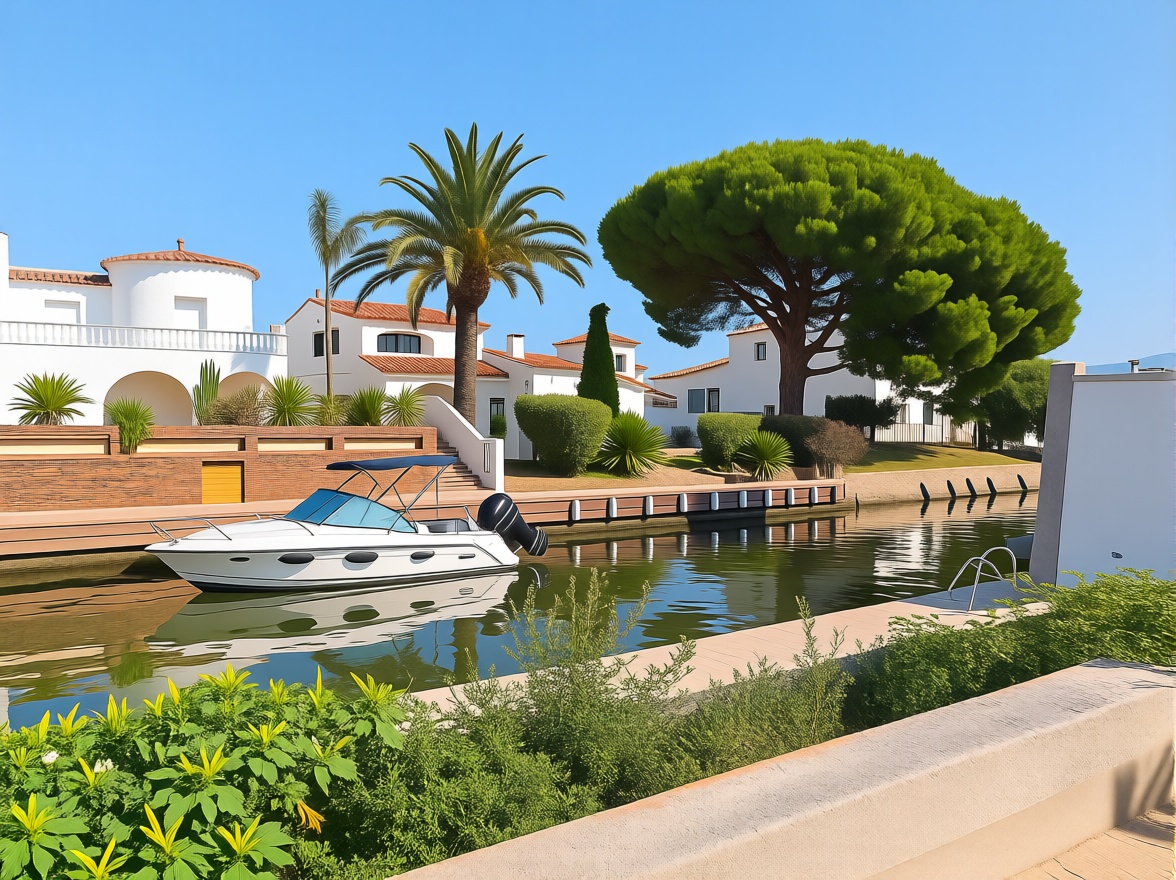 Chalet zum Verkauf mit direktem Strandzugang in Empuriabrava — Meerblick