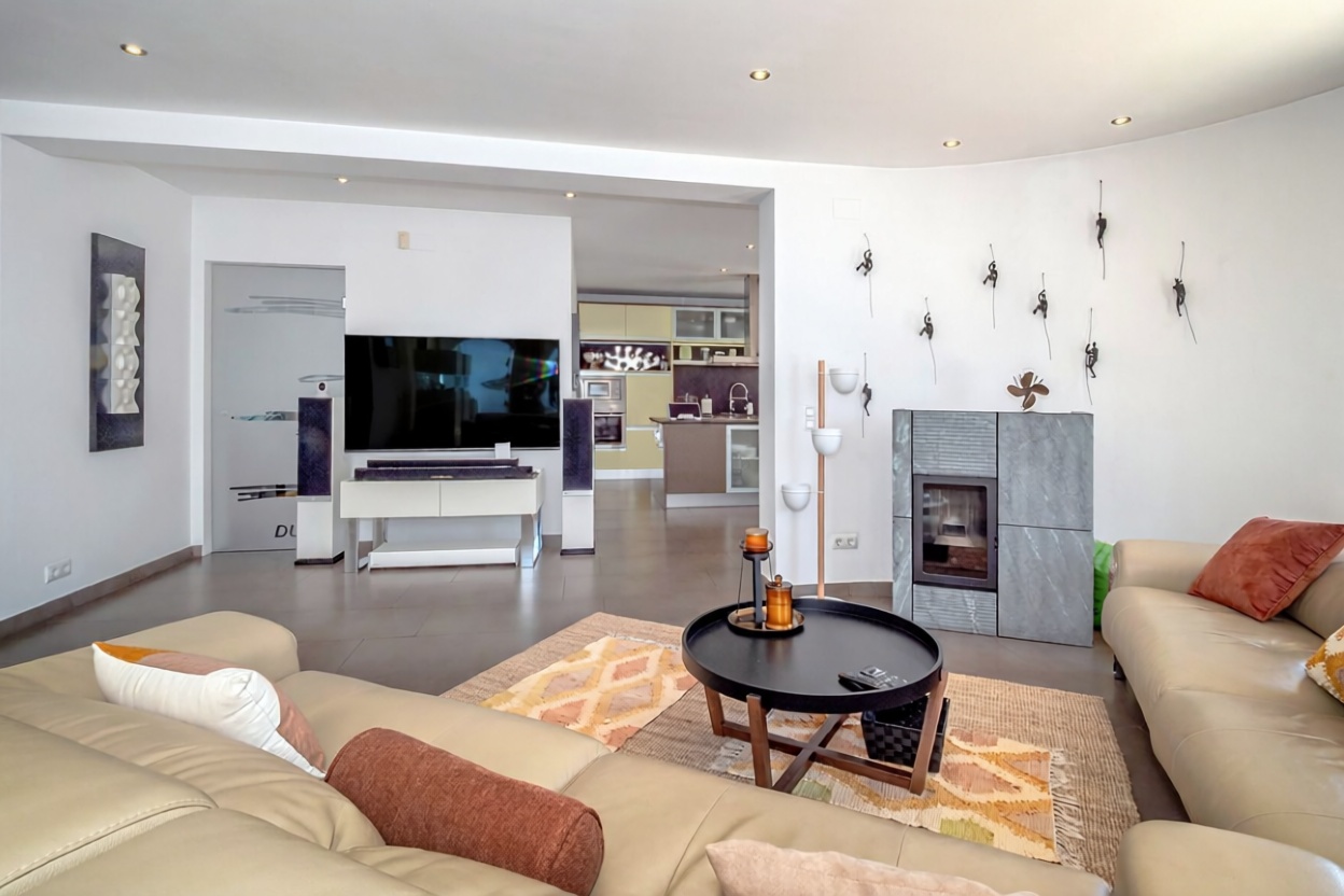 Chalet à vendre avec accès direct à la plage à Empuriabrava — Séjour