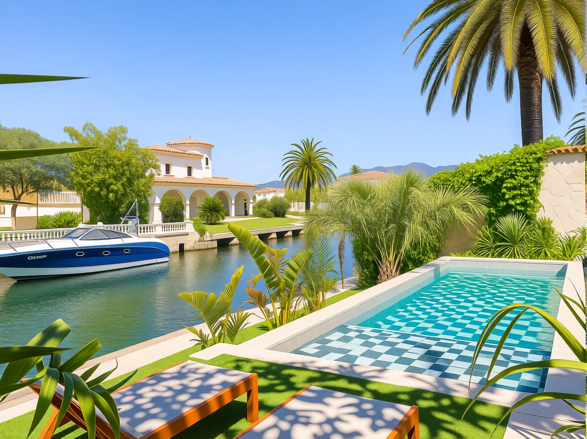 Chalet zum Verkauf mit direktem Strandzugang in Empuriabrava — Meerblick