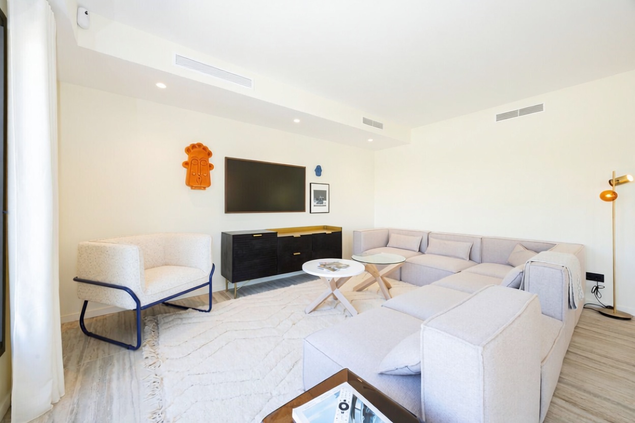 Chalet zum Verkauf mit direktem Strandzugang in Empuriabrava — Wohnzimmer