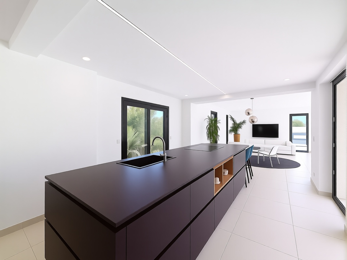 Chalet for sale with direct beach access in Empuriabrava — Kitchen