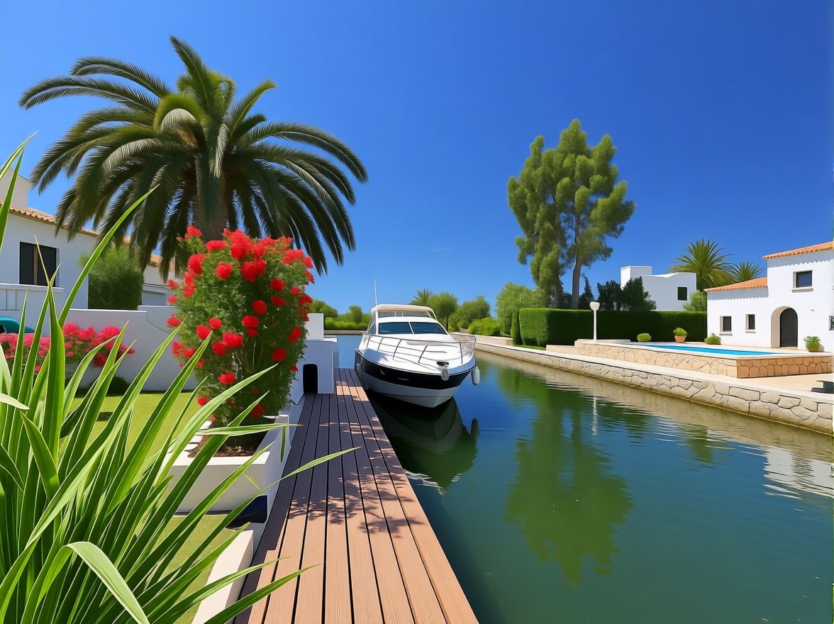 Chalé à venda com acesso direto à praia em Empuriabrava — Vista mar