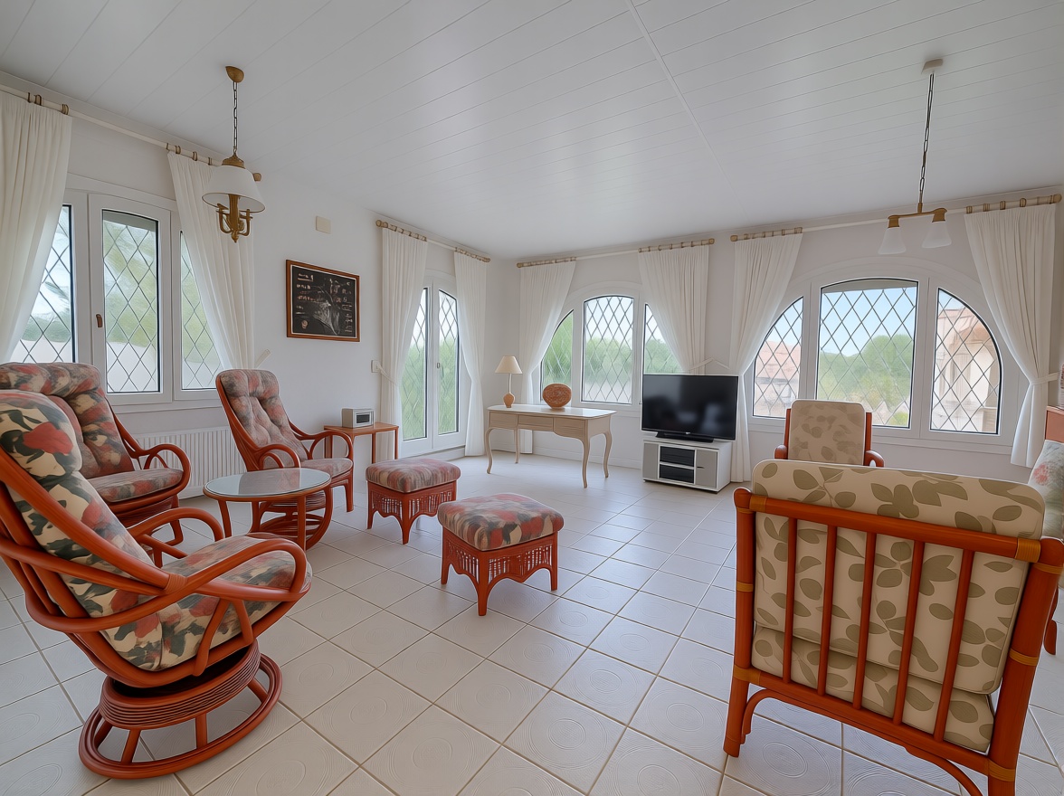 Chalet for sale with direct beach access in Empuriabrava — Living room