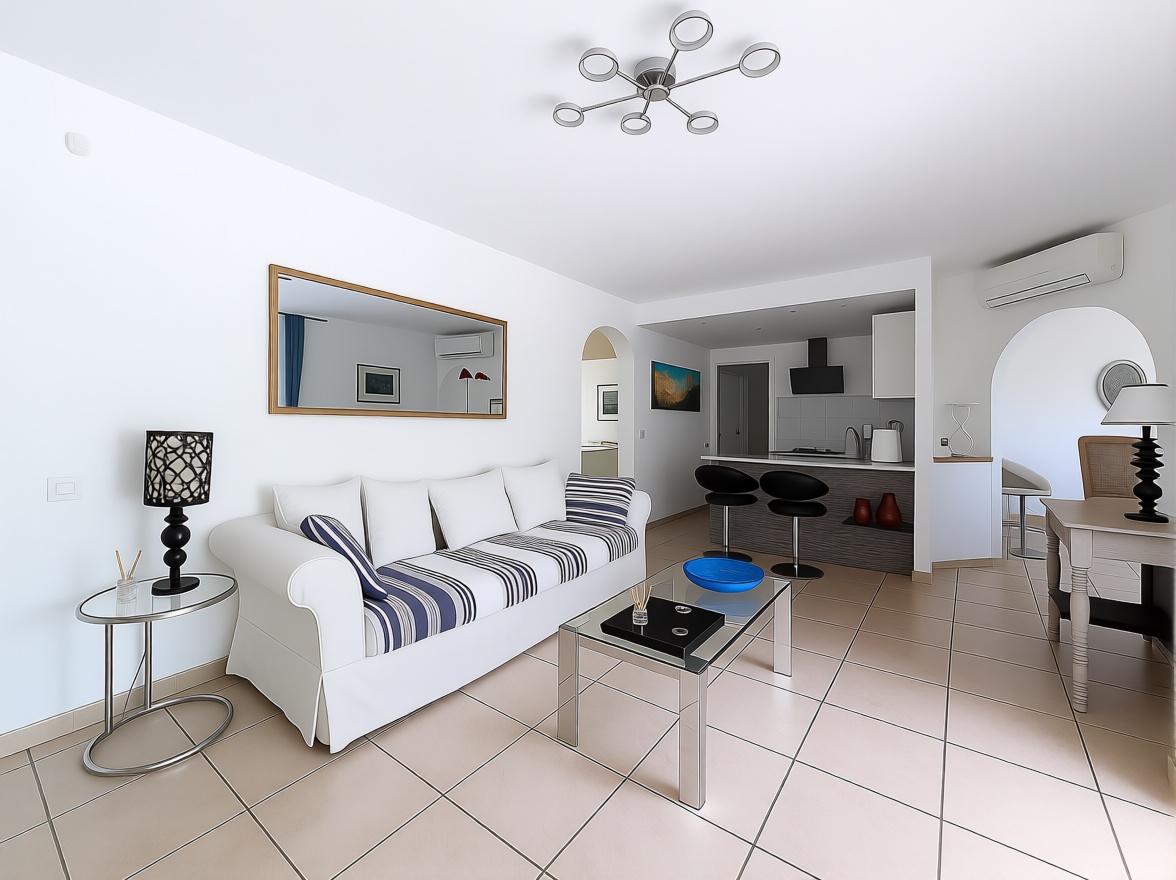 Chalet à vendre avec accès direct à la plage à Empuriabrava — Séjour