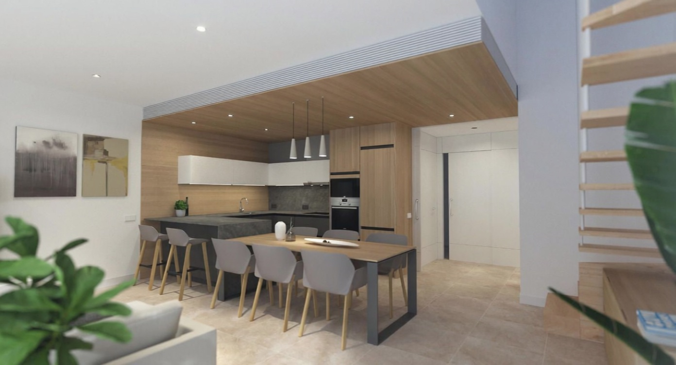 Wohnung zum Verkauf in direkter Strandlage in L'Escala — Küche