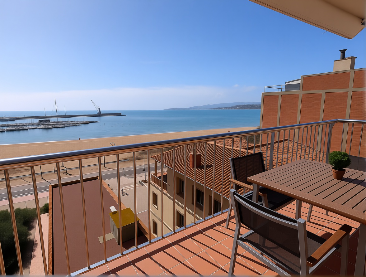 Appartement à vendre pieds dans l'eau à Palamós — Terrasse mer