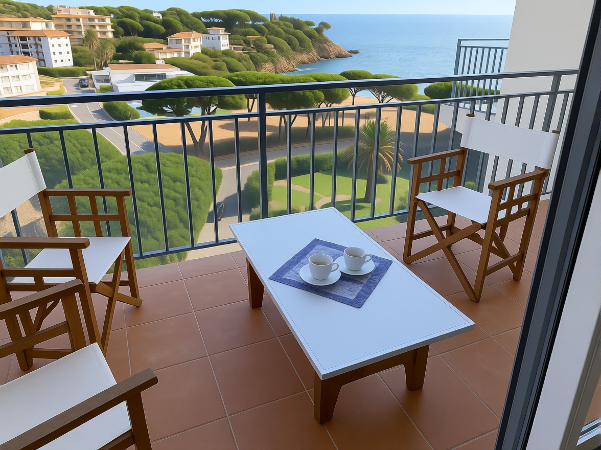 Grenier aménagé à vendre en première ligne de mer à Palamós — Terrasse mer