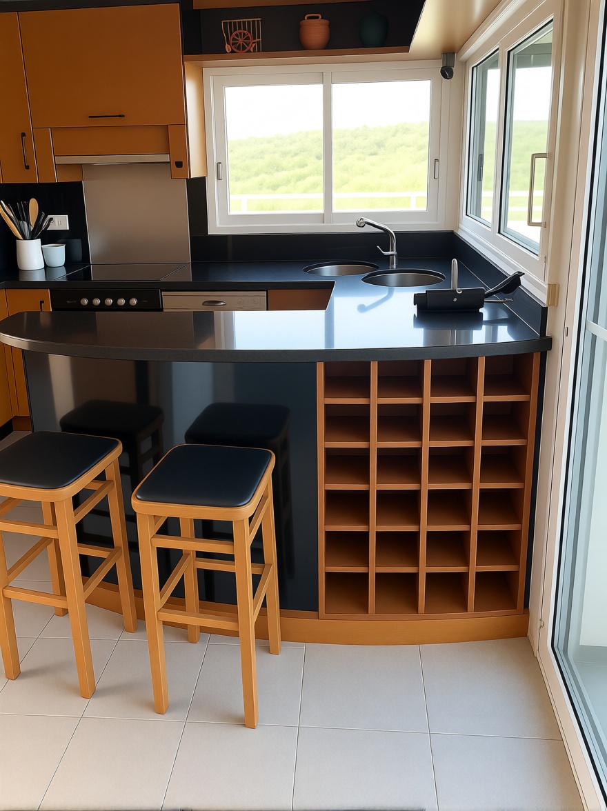 Grenier aménagé à vendre en première ligne de mer à Palamós — Cuisine