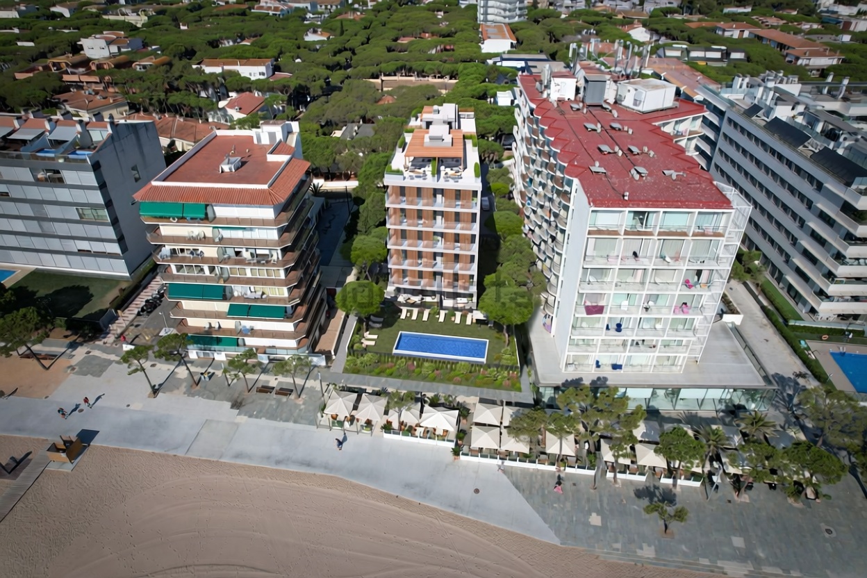 Appartement à vendre pieds dans l'eau à Castell-Platja d'Aro — Vue aérienne