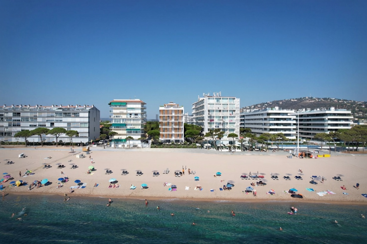 Appartement à vendre pieds dans l'eau à Castell-Platja d'Aro — Vue aérienne
