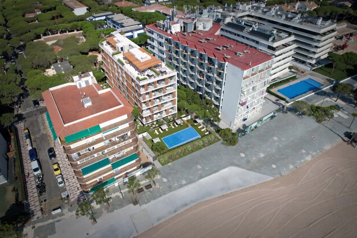 Appartement à vendre pieds dans l'eau à Castell-Platja d'Aro — Vue aérienne