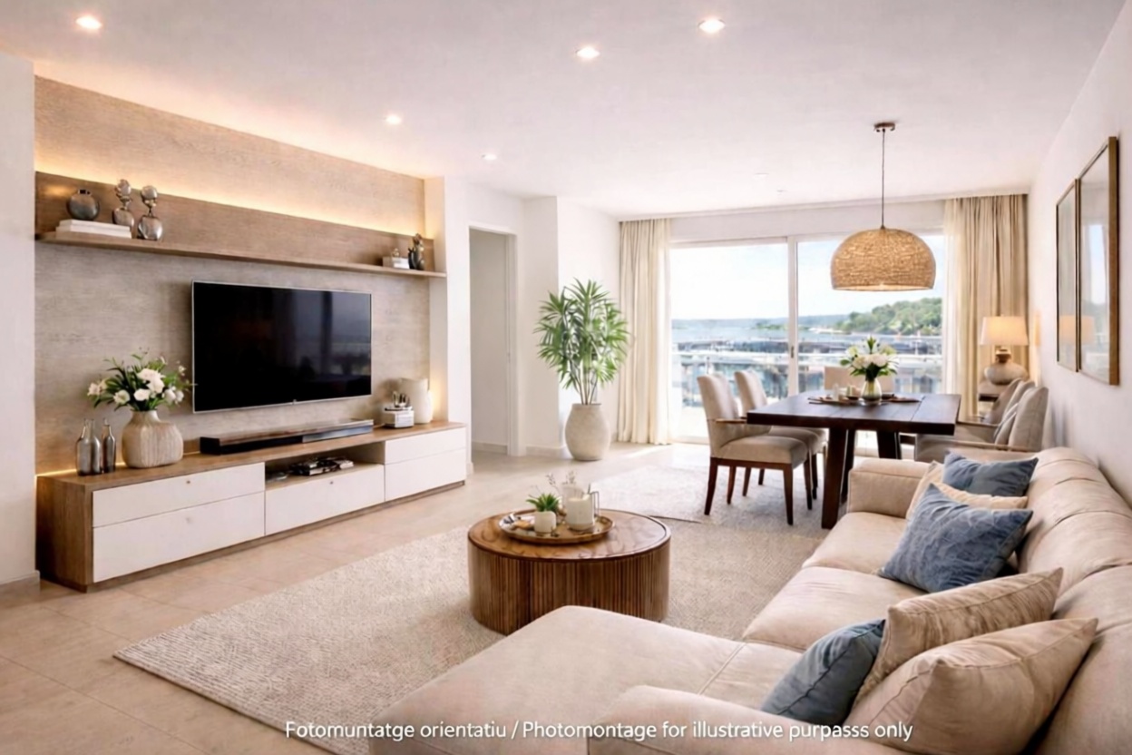 Appartement à vendre pieds dans l'eau à Castell-Platja d'Aro — Séjour