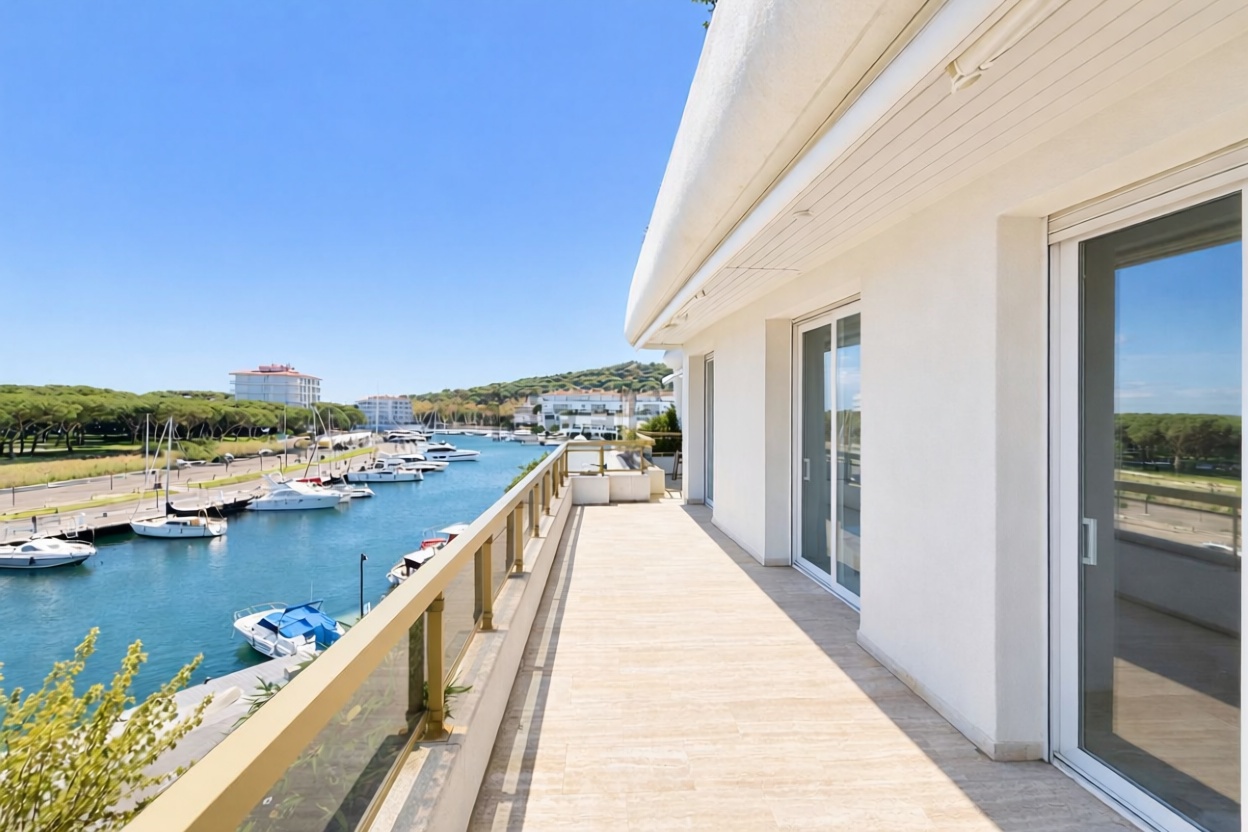 Grenier aménagé à vendre en première ligne de mer à Castell-Platja d'Aro — Terrasse mer