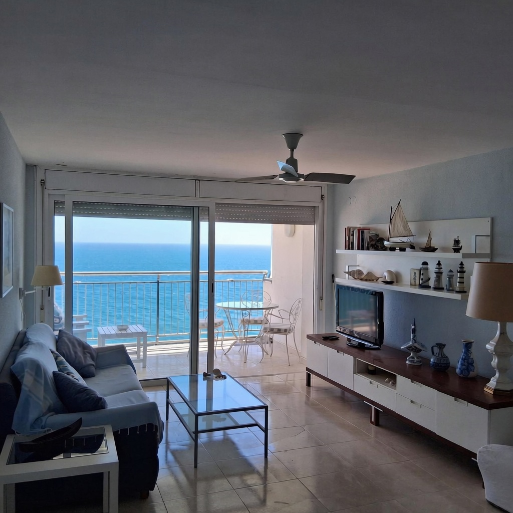 Дуплекс на продажу на первой линии пляжа в Castell-Platja d'Aro — Гостиная