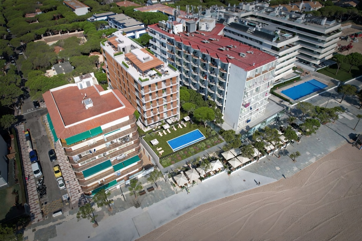 Мансарда на продажу на первой линии моря в Castell-Platja d'Aro — Аэрофото