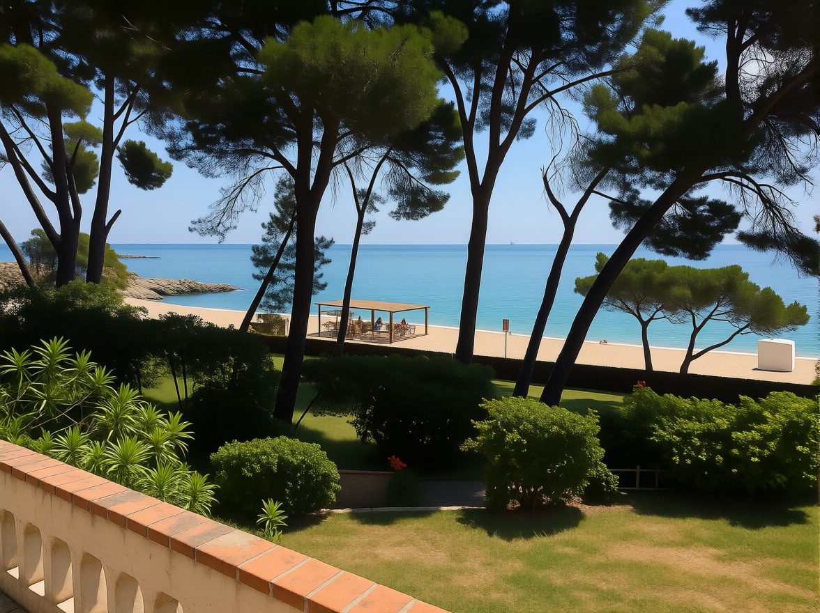 Шале на продажу с прямым выходом на пляж в Castell-Platja d'Aro — Морской вид