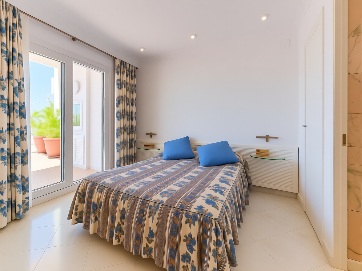 Piso en venta en primera línea de playa en Sant Feliu de Guíxols — Dormitorio