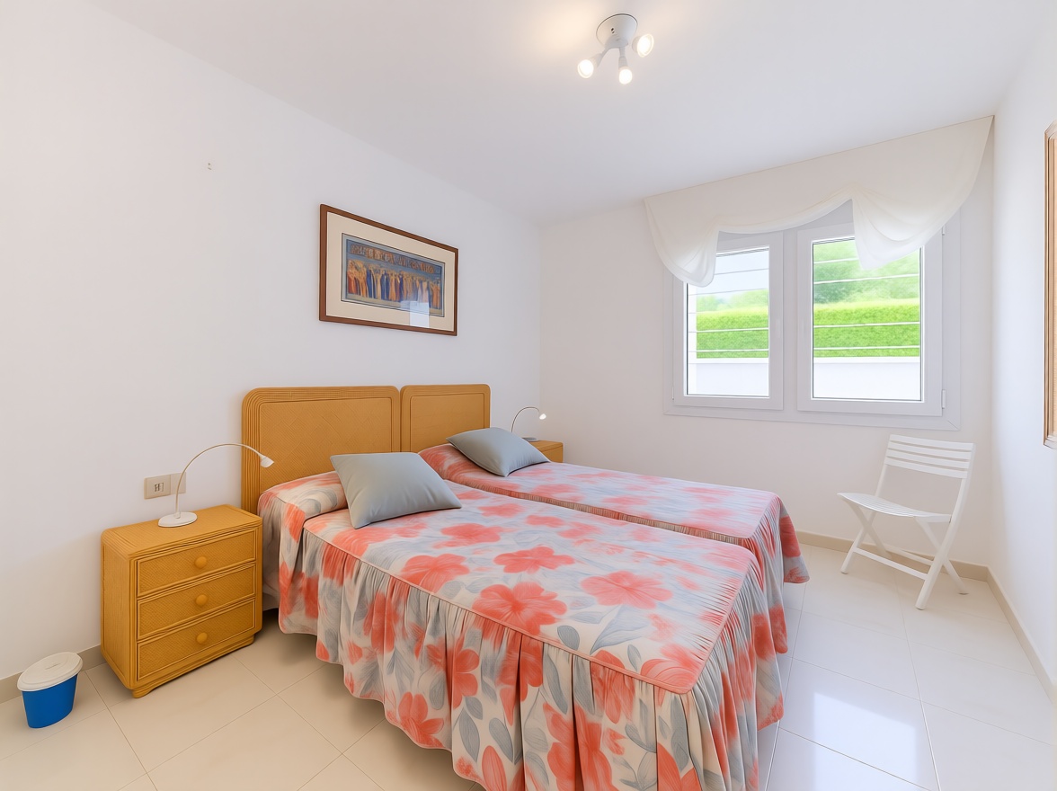 Piso en venta en primera línea de playa en Sant Feliu de Guíxols — Dormitorio