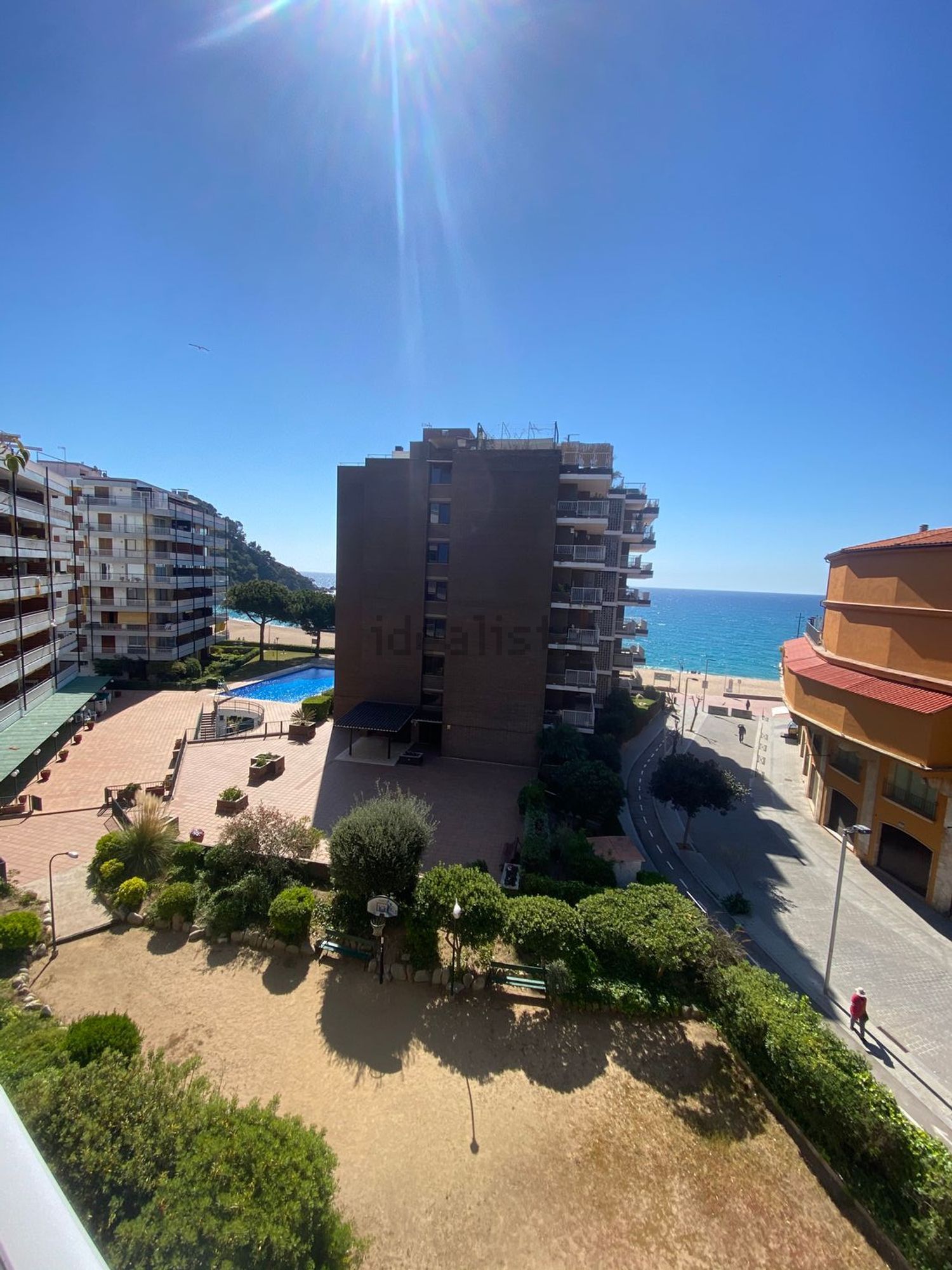 Мансарда на продажу на первой линии моря в Lloret de Mar — Морской вид
