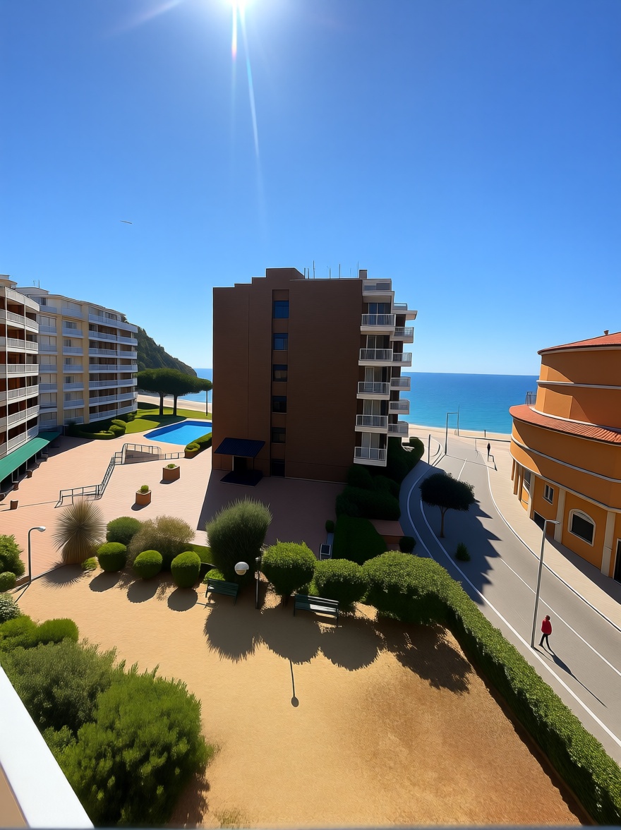 Мансарда на продажу на первой линии моря в Lloret de Mar — Морской вид