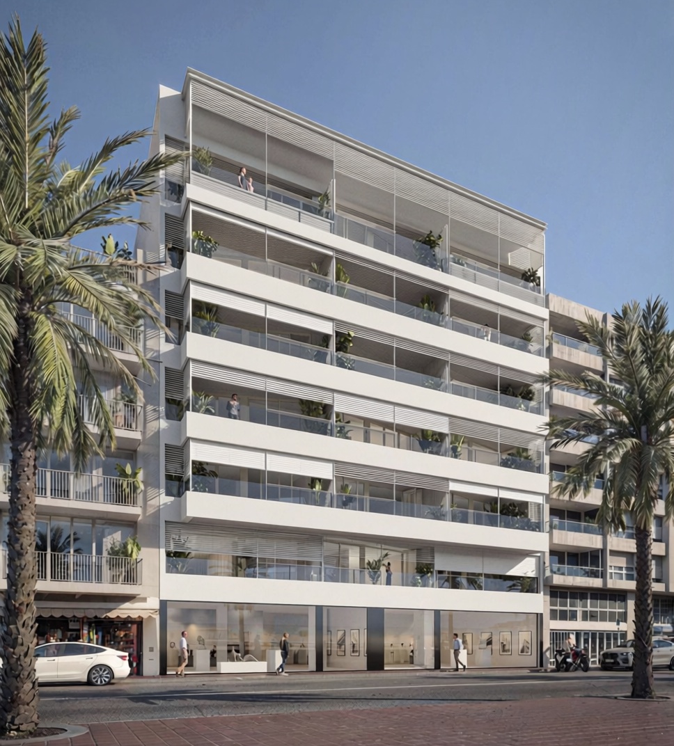 Wohnung zum Verkauf in direkter Strandlage in Lloret de Mar — Fassade