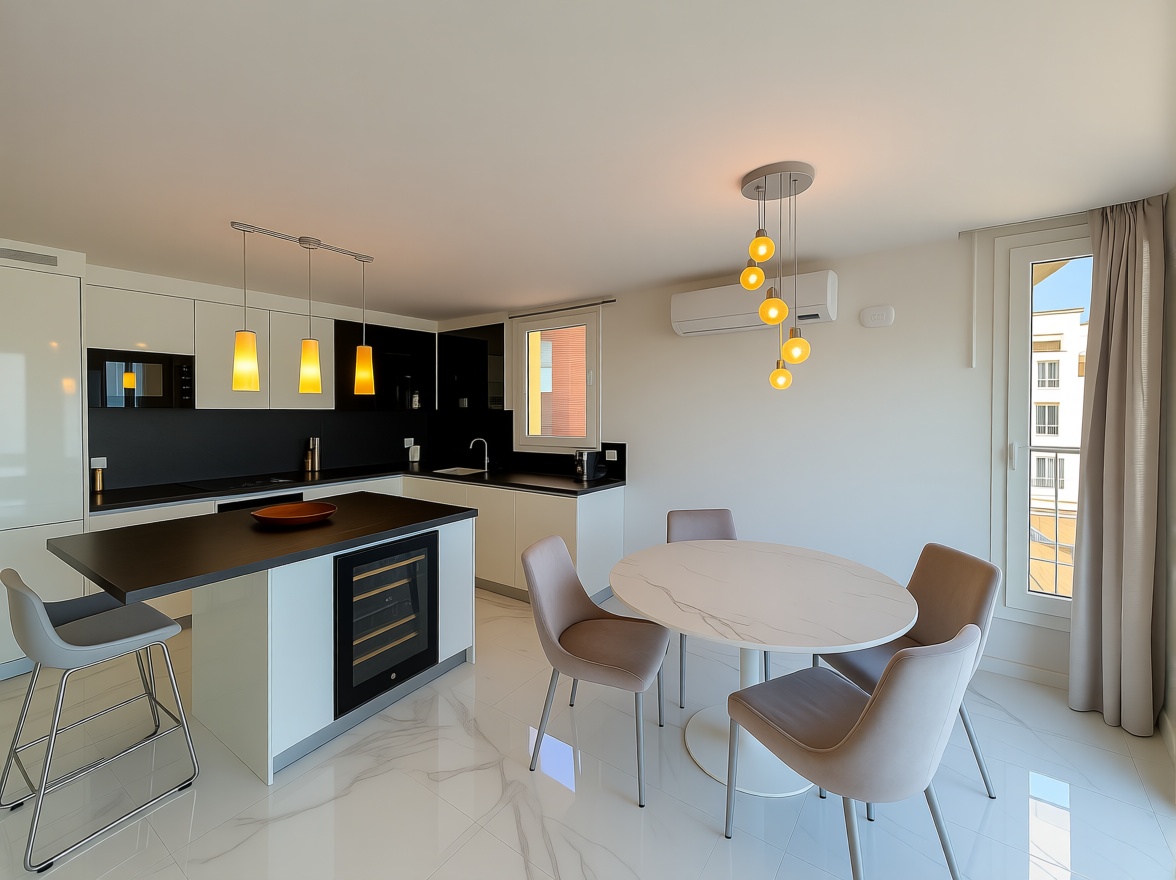 Flat for sale frontline beach in Lloret de Mar — Kitchen