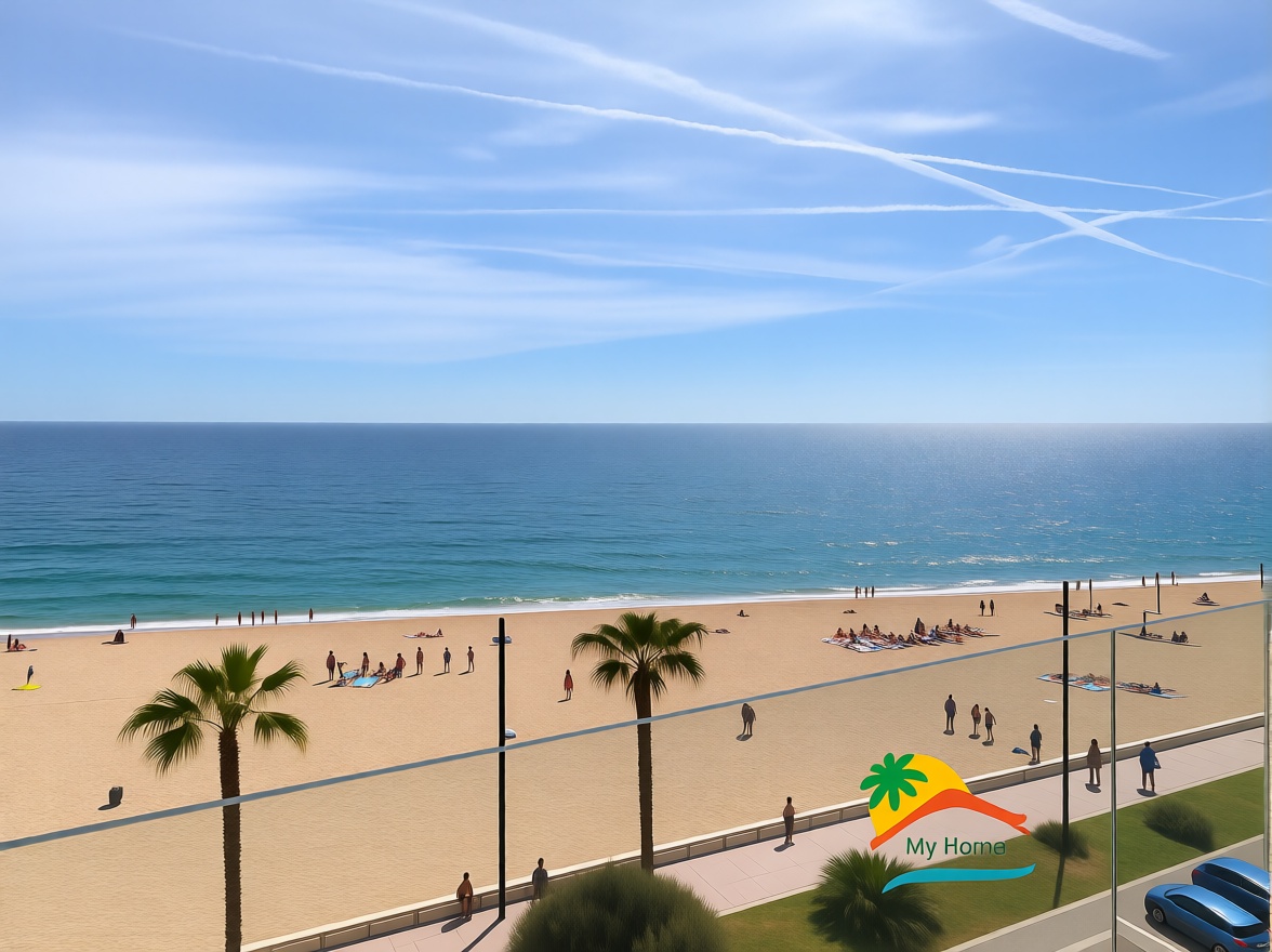 Apartamento à venda pé na areia em Lloret de Mar — Vista mar