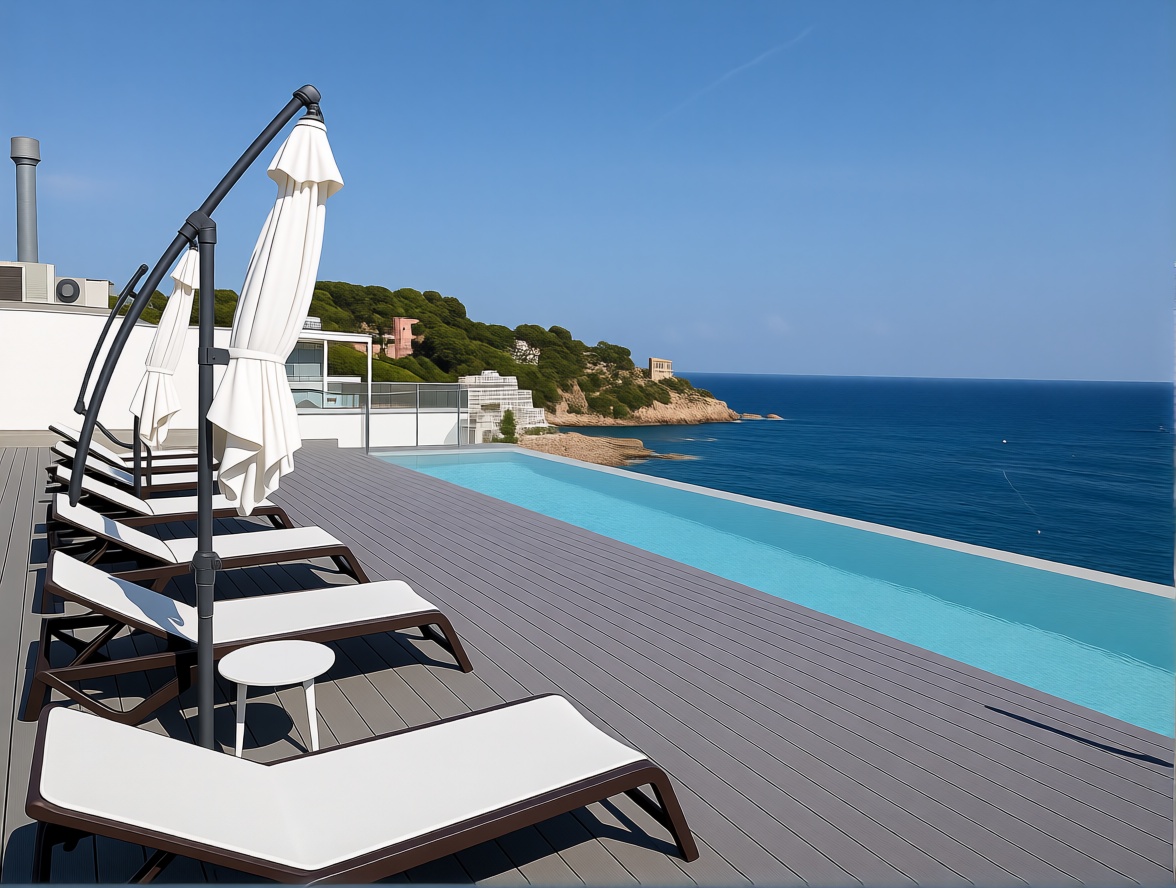 Wohnung zum Verkauf in direkter Strandlage in Lloret de Mar — Pool