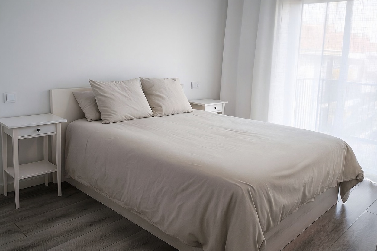 Мансарда на продажу на первой линии моря в Blanes — Спальня