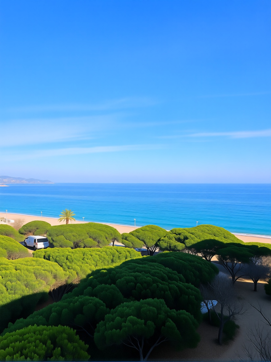 Duplexwohnung zum Verkauf in direkter Strandlage in Blanes — Meerblick