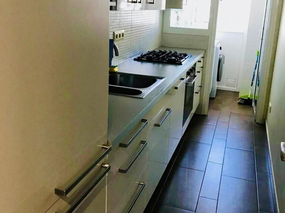 Wohnung in erste Strandlinie in Blanes — Küche