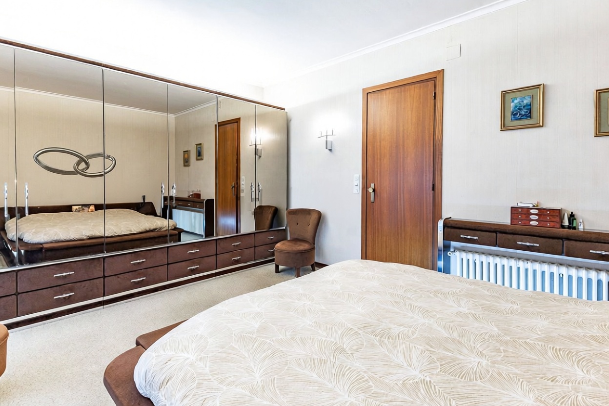 Dúplex en venta en primera línea de playa en Barcelona — Dormitorio