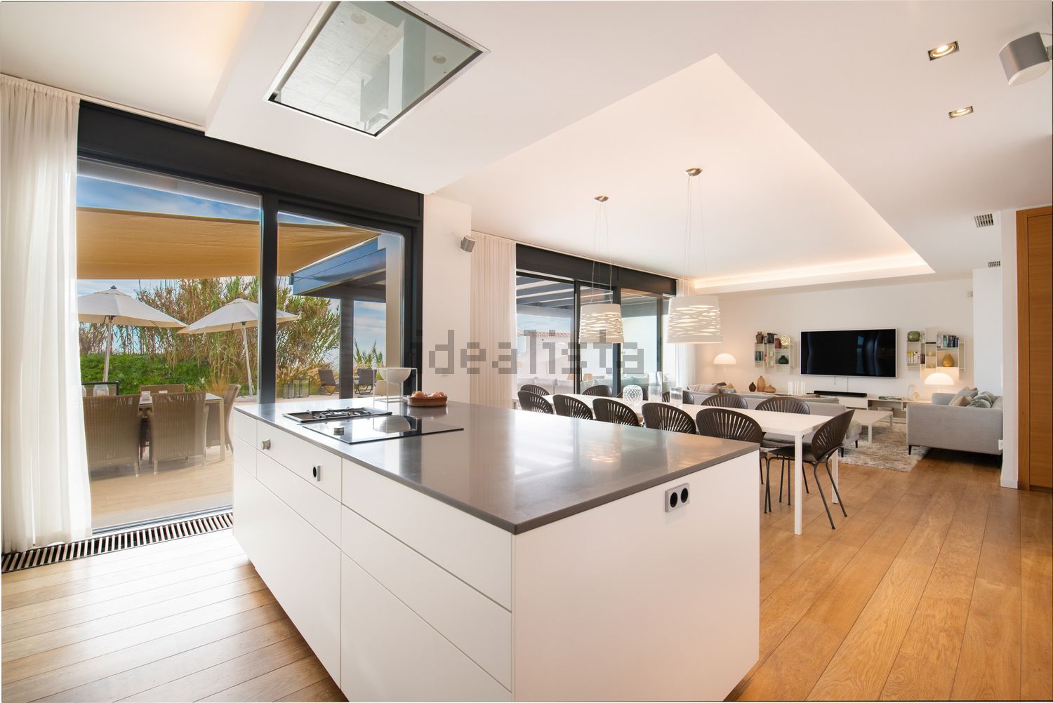 Chalet mit direkter Strandzugang in Marbella — Küche