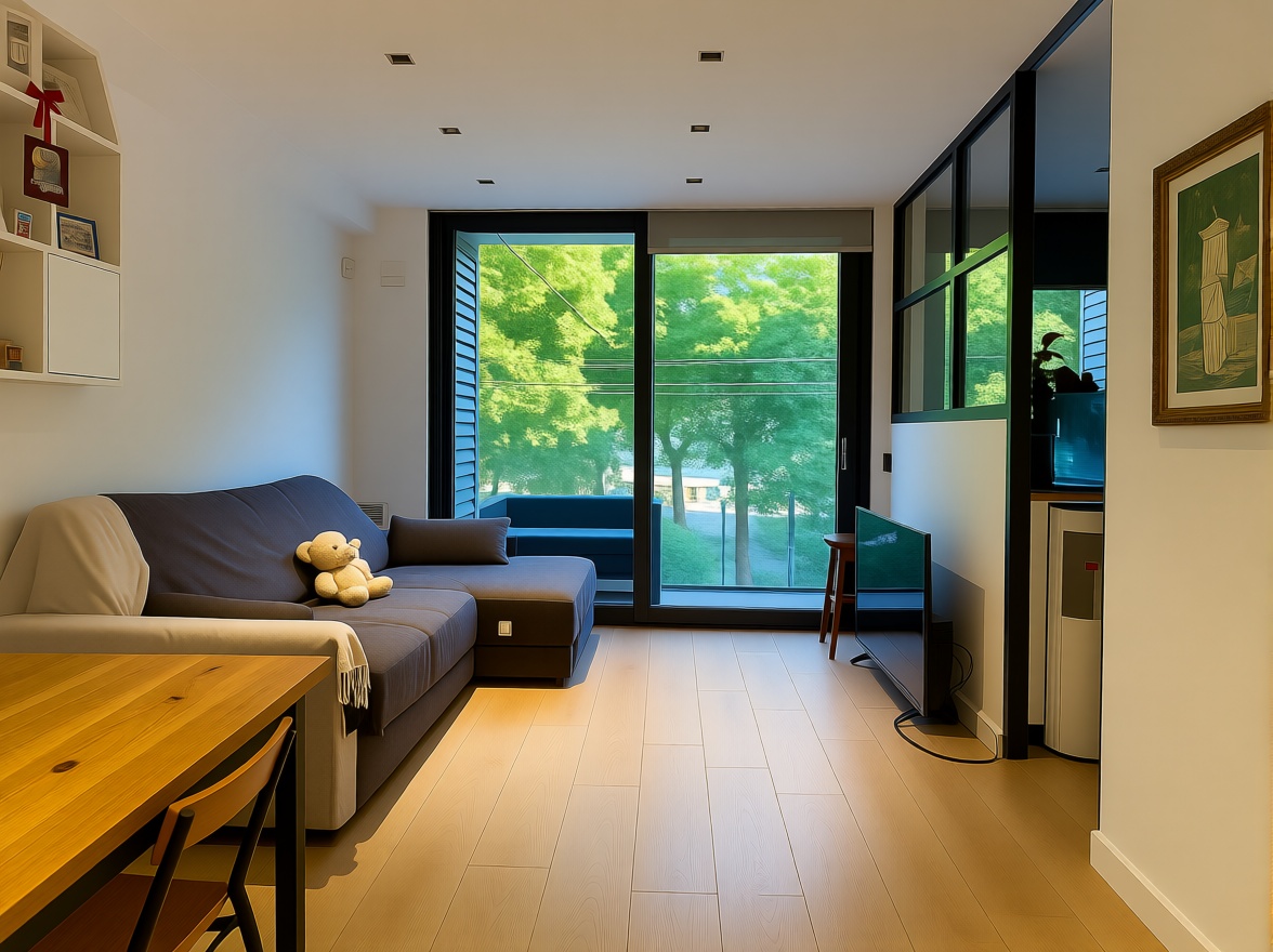 Duplex for sale frontline beach in Barcelona — Living room