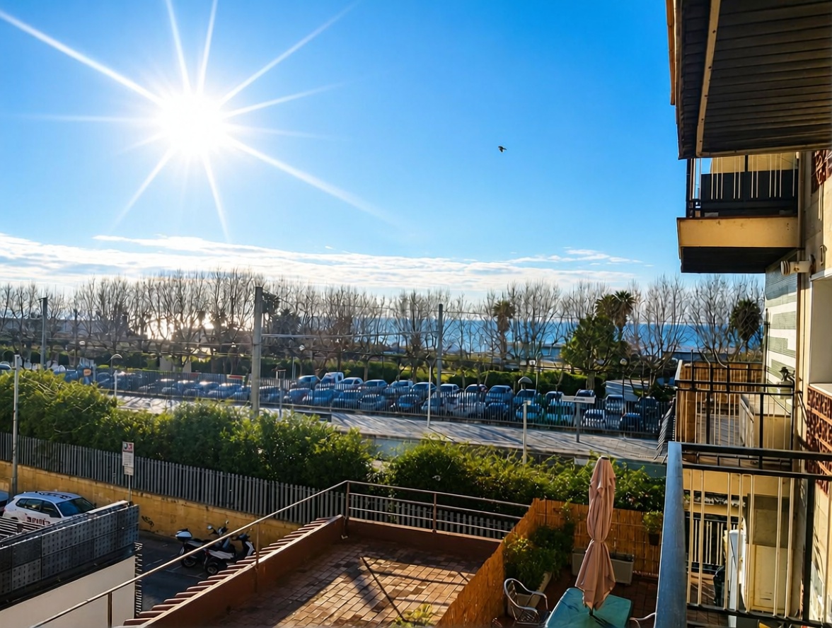 Appartement à vendre pieds dans l'eau à Barcelona — Terrasse mer